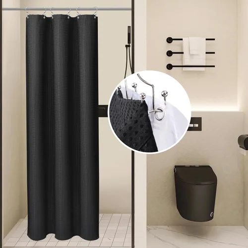 Vista 21 de Cortina de ducha de arte LaCyan (Irises Grande)