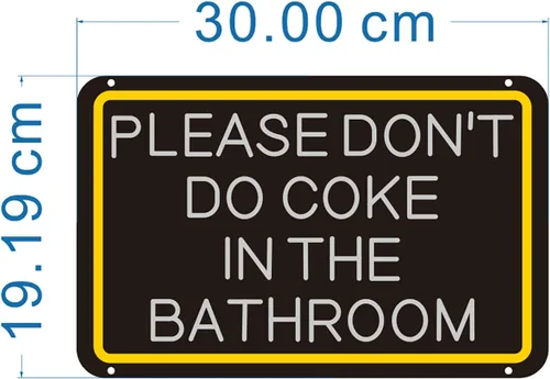 Vista 6 de Letrero de neón con texto en inglés «Please Don't Do Coke In The Bath» para decoración de eventos, letrero de luz de neón LED para patio, jardín