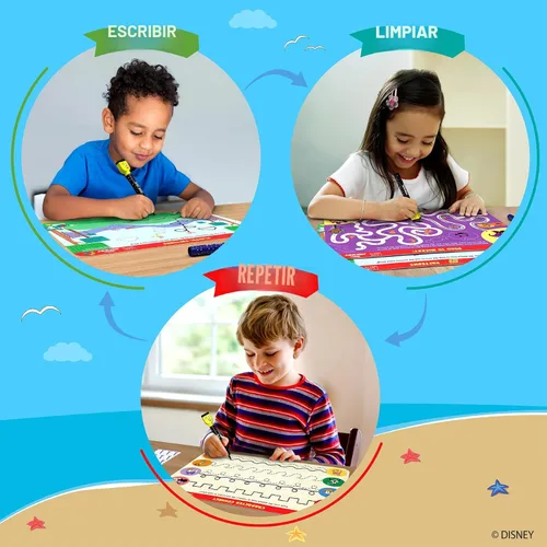 Vista 5 de Skillmatics I Can Write Disney's Lilo & Stitch - Actividades reutilizables de aprendizaje preescolar, juguete educativo y juego, suministros
