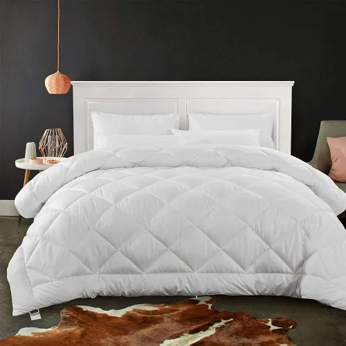 Cozynight Edredón suave súper King con relleno de edredón ligero alternativo con pestañas en las esquinas, mullido, transpirable, lavable a máquina