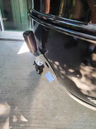 Vista 8 de Total Control Mango amortiguador de tacto fresco para Weber Smokey Mountain WSM Hervidor Pomo BBQ Smoker Damper Pulgar Mango