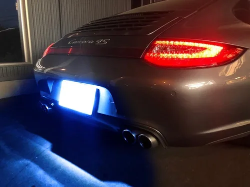 Vista 4 de iJDMTOY OEM-Fit Kit de luces LED completas para placa de matrícula en color azul hielo para Volkswagen Golf GTi, CC, Rabbit, Eos, Beetle; Compatible