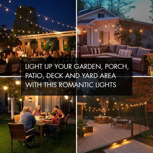 Vista 3 de Banord - Cadena de luces LED para exteriores