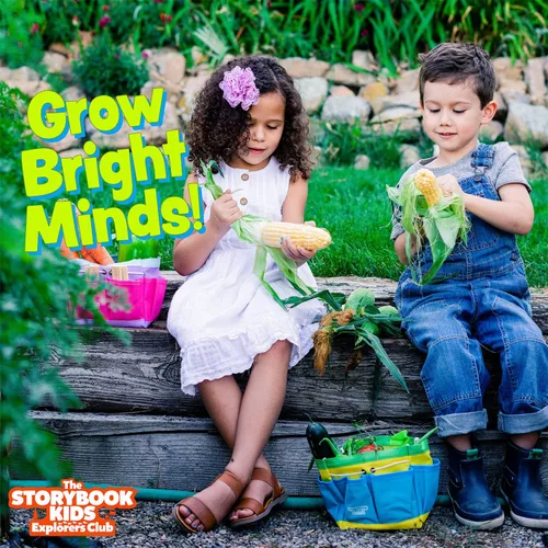 Vista 5 de Clever Kid Toys - Set de jardinería para niños con bolsa resistente, regadera, pala, rastrillo y espátula