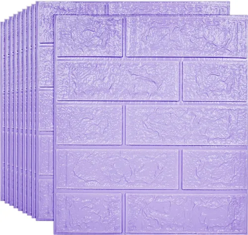 Vista 8 de 20 paneles de pared 3D plateados, cobertura de 29 pies cuadrados, adhesivo imprimible con paneles de pared de espuma de polietileno autoadhesivos