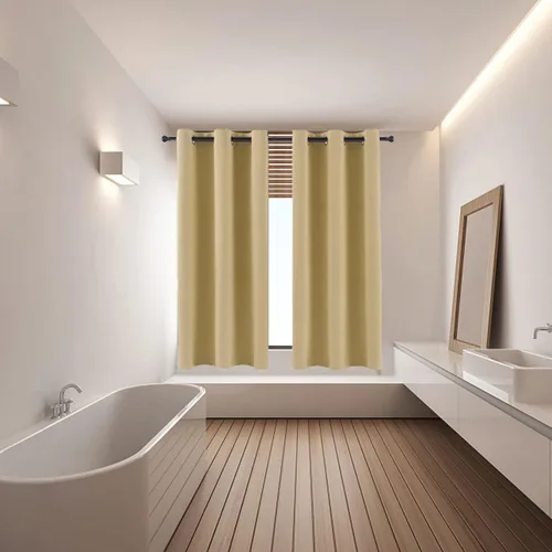 Vista 2 de Pickluc Paneles de cortina opacas con ojales, cortinas con bloqueo de luz para habitación, aislamiento térmico, reducción de ruido, protección