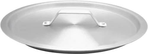 Vista 3 de TrueCraftware - Tapa de olla de aluminio de 8 cuartos de galón de 9-3/4 pulgadas x 1-1/4 pulgadas de grosor - Cubierta multiusos para olla de sopa