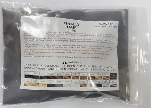Vista 9 de Edificio de pelo fibras 100 gramos Refill su botella existente. Grado más alto por por último Hair