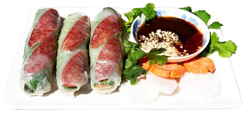 Vista 4 de Salchicha de cerdo estilo chino (Lap Xuong Mai Quoi Pork) (sin MSG) - Hecho en Estados Unidos