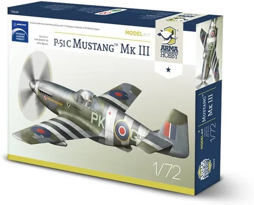 Arma Hobby 1/72 P-51 C Mustang Mk. III Modelo Kit