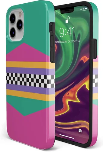Vista 300 de Casely Funda para iPhone 12 Pro Max Arte del Caos Cráneo de Grateful Dead Diseño Clásico Ultra Delgado