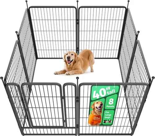 Vista 71 de FXW Rollick - Corralito para perros para patio, campamento con casa rodante, patentado, 24 pulgadas, 2 paneles