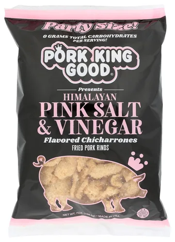 Vista 19 de Pork King Good Chicharrones de cerdo (Chicharrones) (Queso Cheddar Blanco, 4 Pack)
