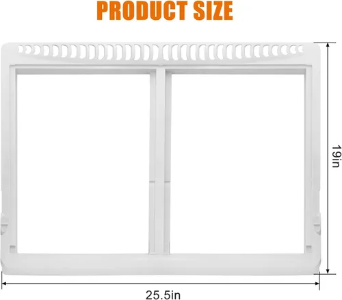 Vista 4 de 240364787 cubierta para bandeja contenedora Compatible con la unidad de cubierta de cajón de refrigerador Frigidaire