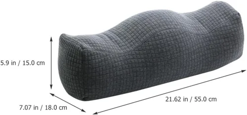 Vista 2 de Almohada de elevación de piernas Almohada de espuma viscoelástica Almohada de cuña de apoyo para dormir, lectura, descanso, cirugía, lesión, aliviar
