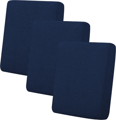 Vista 114 de Easy-Going - 4 Fundas de cojín elásticas para sofá seccional, izquierda/derecha, en forma de L, funda de asiento antideslizante, suave