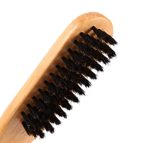 Vista 9 de Asixx - Cepillo de pelo profesional, peine de peluquería doble, cepillo de madera para el cabello, antiestático, herramienta para alisar el cabello