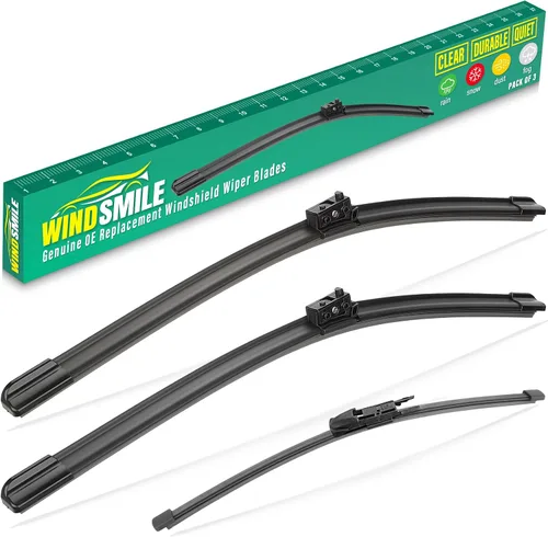 Vista 24 de 15" 15" 13" Juego de 3 limpiaparabrisas de repuesto para parabrisas para Jeep Wrangler 2007-2017 / Jeep Wrangler JK 2008-2018 limpiaparabrisas