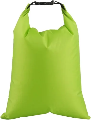 Vista 3 de Juego de 3 bolsas secas impermeables para guardar cosas al aire libre, para kayak, playa, rafting, barco, surf (verde)