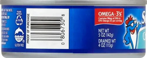 Vista 10 de Porciones ligeras StarKist de atún al natural, lata de 142 g