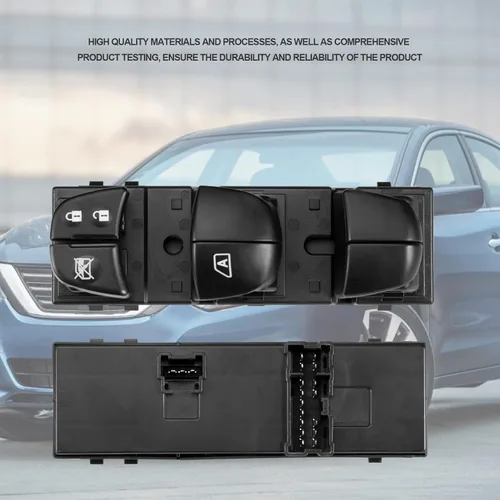 Vista 3 de Interruptor maestro de elevalunas eléctrico izquierdo para el lado del conductor para Altima Frontier Leaf Rogue Sentra 2013 2014 2015 2016 2017