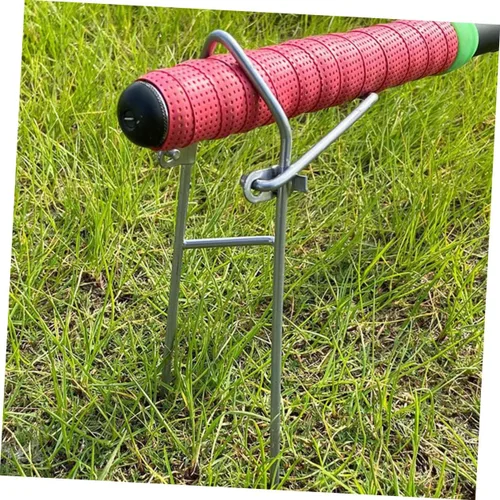 Vista 2 de BESPORTBLE Práctico juego de soportes de varilla de 5 piezas de metal para barcos, garajes, accesorios de pesca