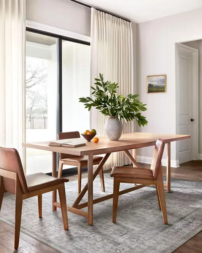 Vista 7 de Loloi Heidi Collection HEI-03 Denim/Blush Alfombra Decorativa de 2'-0" x 5'-0