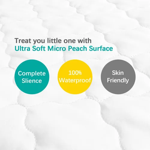 Vista 4 de Funda para colchón de moisés, se adapta a 18 x 30 pulgadas Halo Moisés giratorio, Flex, Glide, Premiere & Luxe Series Sleeper, paquete de 2, ultra