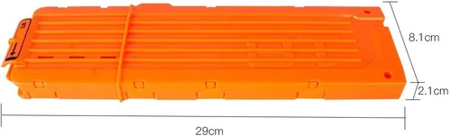 Vista 6 de Paquete de recambio de 100 dardos + 2 clips de recarga rápida de 18 dardos y paquete de repuesto de 40 dardos para Nerf N-Strike Elite Series