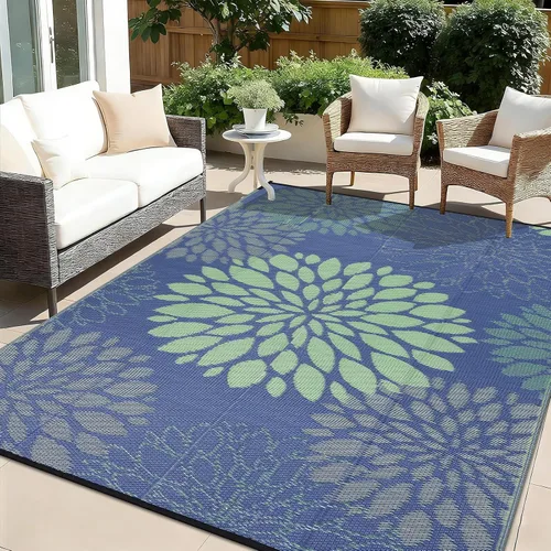 Vista 29 de Ileading Alfombra de exterior para patios 5'x8