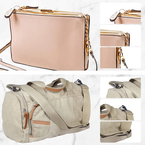 Vista 5 de Shimeyao 90 anillos en D de metal de colores surtidos para monedero, hebillas en forma de D, multiusos, semicirculares para bolsas de hardware