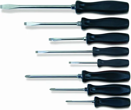 Vista 9 de Williams Juego de destornilladores Endurogrip de 5 piezas, ranuras Keystone, refuerzo hexagonal y Phillips, agarre cómodo que evita