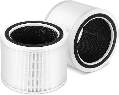 Paquete de 2 filtros de repuesto Core 200S, compatibles con LEVOIT Core 200S Core 200S-P Smart WiFi purificador de aire, comparar la pieza # Core