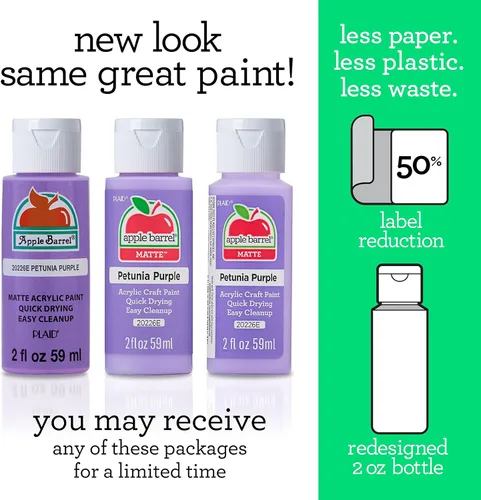Vista 2 de Apple Barrel 20596: pintura acrílica en varios colores (2 oz.), color azul cobalto