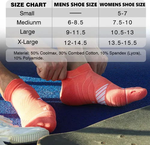 Vista 6 de Calcetines Coolmax deportivos antiampollas que absorben las ampollas sin costuras antiolor