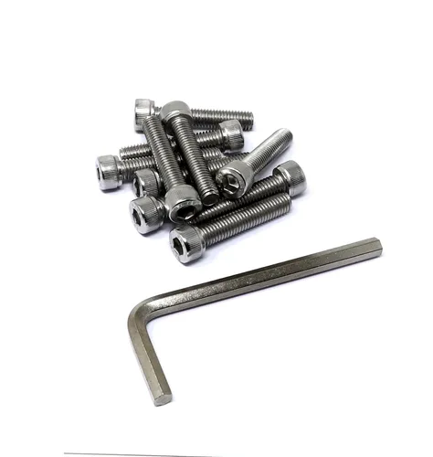 Vista 91 de iexcell Kit de tornillos de cabeza hexagonal de acero inoxidable 304, 100 unidades M2 x 0.157 in, paso de rosca de 0.016 in