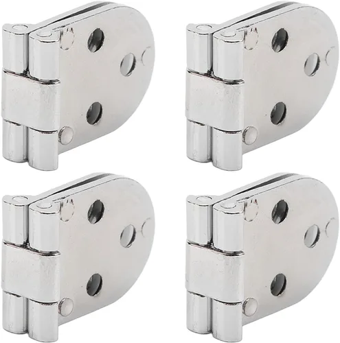 Vista 8 de Máquina plegable de bisagra superior abatible de 0.09 pulgadas de grosor, accesorios de hardware para muebles, bisagra abatible Solapa de metal