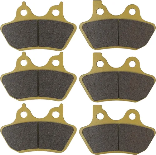 Zinger Pastillas de freno para Harley Davidson 2000-2007 Electra Glide Ultra Classic Touring FLHTCU-I Road Glide Road King Street Glide Fatboy Dyna