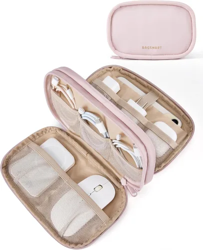 Vista 11 de BAGSMART Bolsa Organizadora de Cables para Viaje, S, Hinchado