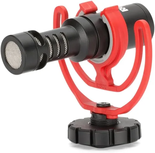 Micrófono Rode VideoMic de condensador direccional de video con soporte (modelo descatalogado por el fabricante), Negro