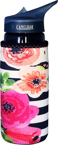 Vista 46 de Funda de neopreno para botella de agua Koverz, funda de neopreno, se ajusta a botellas de agua de 24-30 oz, lavable y reutilizable, tamaño grande