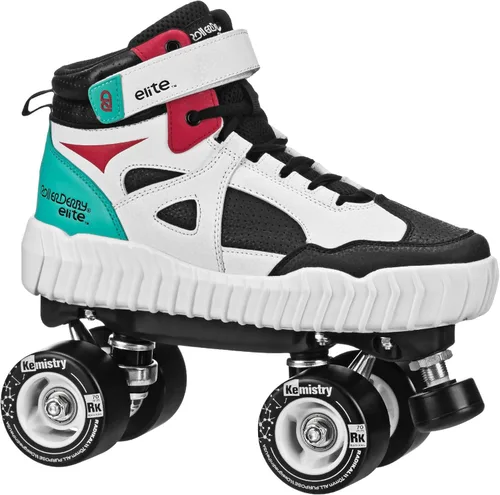 Vista 6 de Roller Derby Glidr Sneaker Skate White/Teal Size Mens7/Womens8