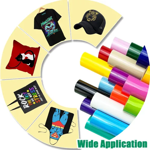 Vista 5 de 3D Puff HTV, rollo de vinilo de transferencia de calor 3D de 10 pulgadas x 3.3 pies, color morado claro 3D para bricolaje, camiseta, ropa, bolsa