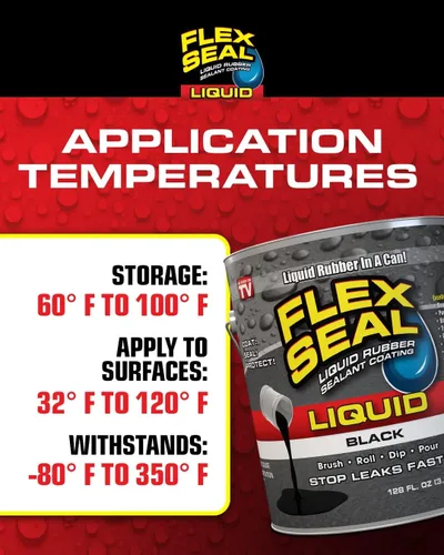 Vista 7 de Líquido de sellado Flex Seal grande, 16 oz, negro, LFSBLKR16
