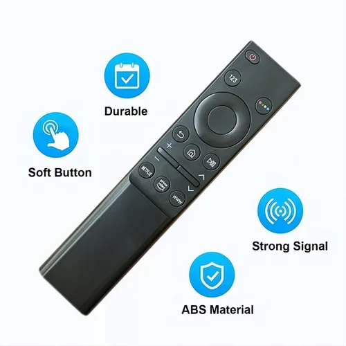 Vista 4 de Mando a distancia universal compatible con Samsung Smart-TV LCD LED UHD QLED 4K HDR TV, con Netflix Prime Video y botones WWW BN59-01358D