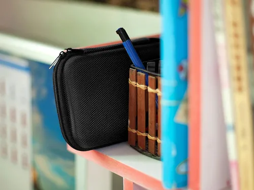 Vista 8 de Ginsco Funda de viaje rígida para disco duro externo Seagate portátil de 1/2TB 5TB, para UnionSine 500GB/1TB disco duro ultra delgado, funda