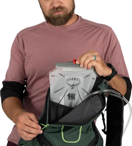 Vista 11 de Osprey Escapist Velocity - Mochila de hidratación para bicicleta (6 litros), con depósito hidruálico