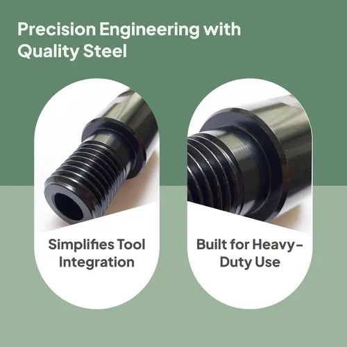 Vista 4 de Amoladora angular Accesorio a molinillo recto Chuck Kit de accesorios multifunción convertidor M10 para tareas de lijado corte pulido, 0.236