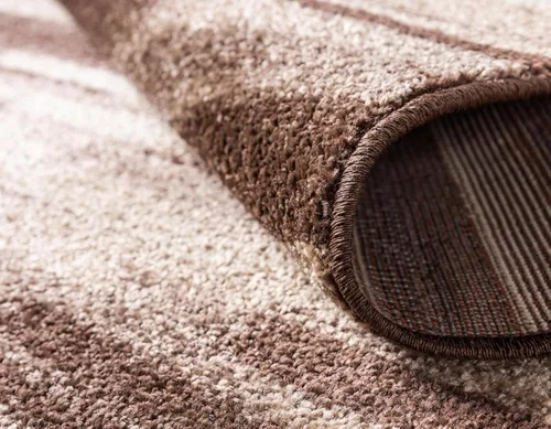 Vista 8 de Rugs.com Equinox Collection - Alfombra baja marrón de 2 x 3 pies perfecta para entradas, cocinas, rincones de desayuno, piezas de acento