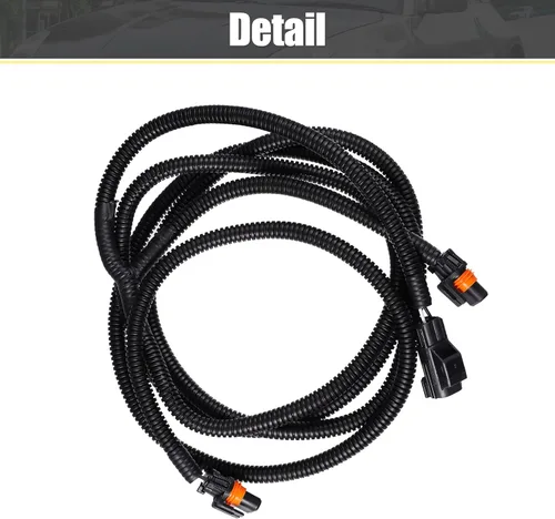 Vista 8 de X AUTOHAUX Kit de arnés de cableado para luces antiniebla 56045501AC para Dodge para Ram 1500 2500 3500 4500 5500 Camioneta 2002-2008 Lado Izquierdo